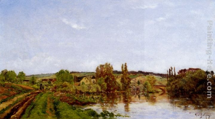Hippolyte Camille Delpy Walking Along The River